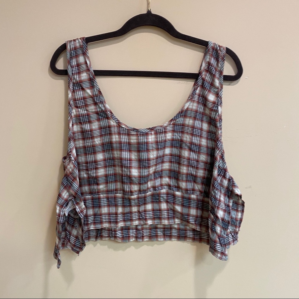 Urban Outfitters Plaid Crop Top NWOT - Picture 4 of 5